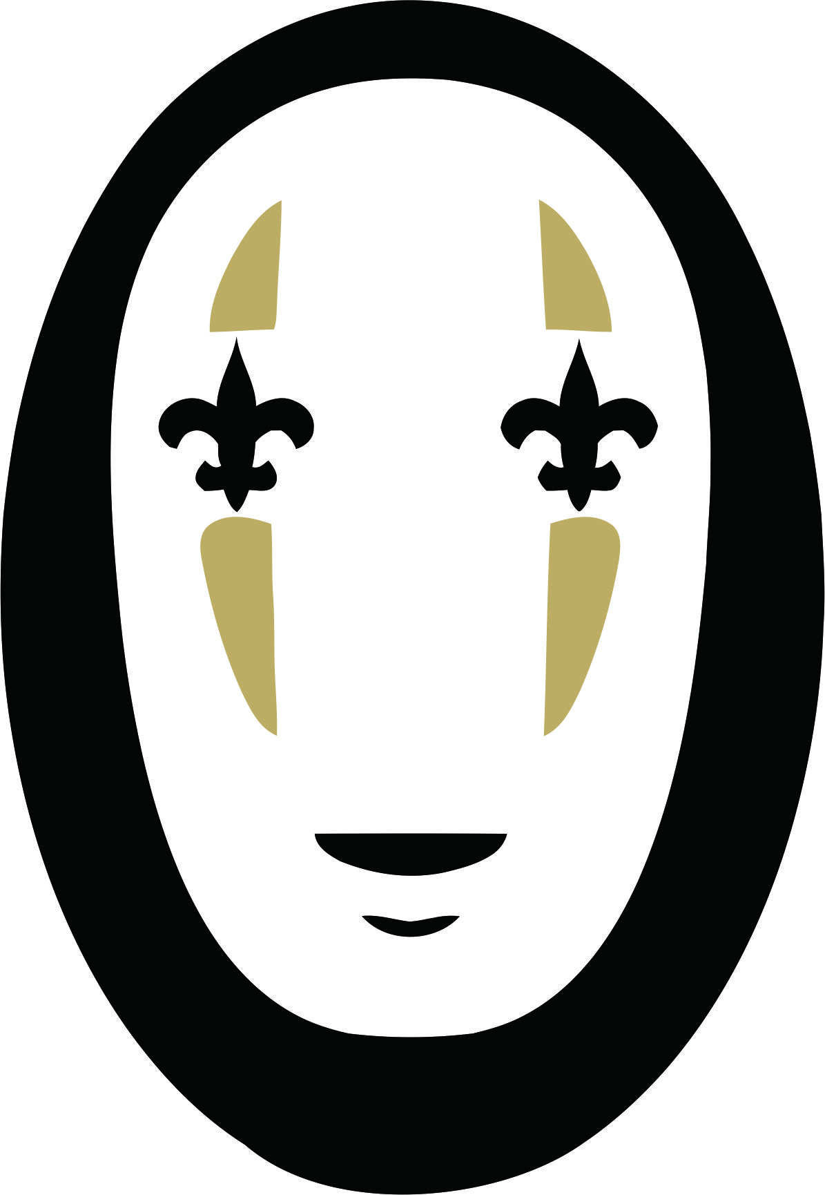 New Orleans Saints Anime Logo iron on transfers
